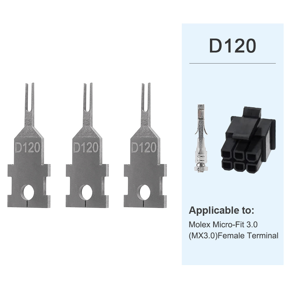 Buy over 2 sets small tip kit(3pcs) and handles, 50%off Discount-JRready Replacement Tip Kit for Extraction Tool for Deutsch,AMP/TE,Molex,Delphi,JST,Harting Connectors