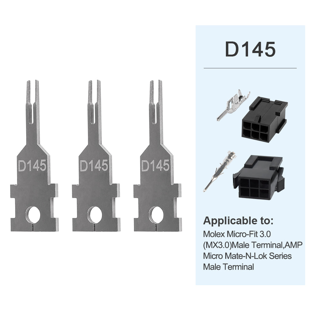 Buy over 2 sets small tip kit(3pcs) and handles, 50%off Discount-JRready Replacement Tip Kit for Extraction Tool for Deutsch,AMP/TE,Molex,Delphi,JST,Harting Connectors