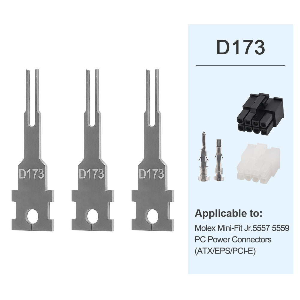 Buy over 2 sets small tip kit(3pcs) and handles, 50%off Discount-JRready Replacement Tip Kit for Extraction Tool for Deutsch,AMP/TE,Molex,Delphi,JST,Harting Connectors