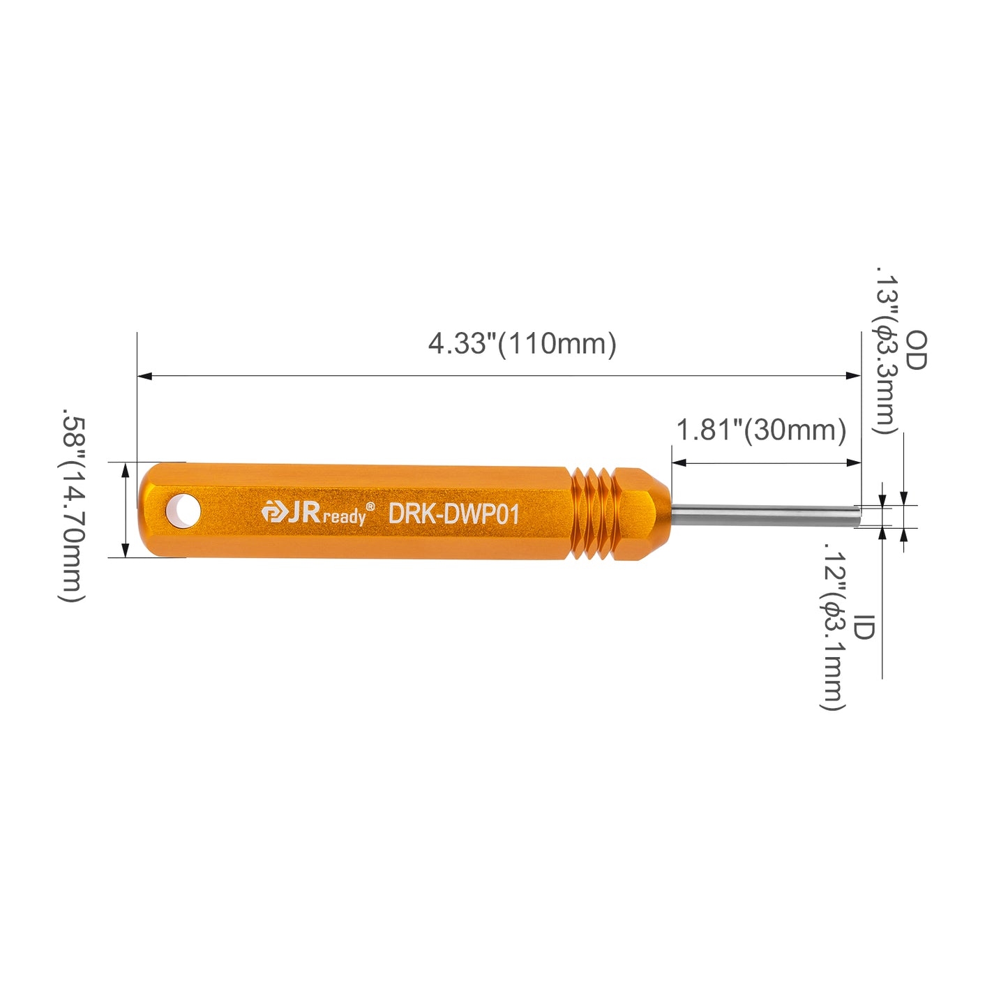JRready DRK-DWP01 & DRK-DMP280 & DRK-DMP630 Removal Tool for Delphi Weather Pack & Metri-Pack Connectors