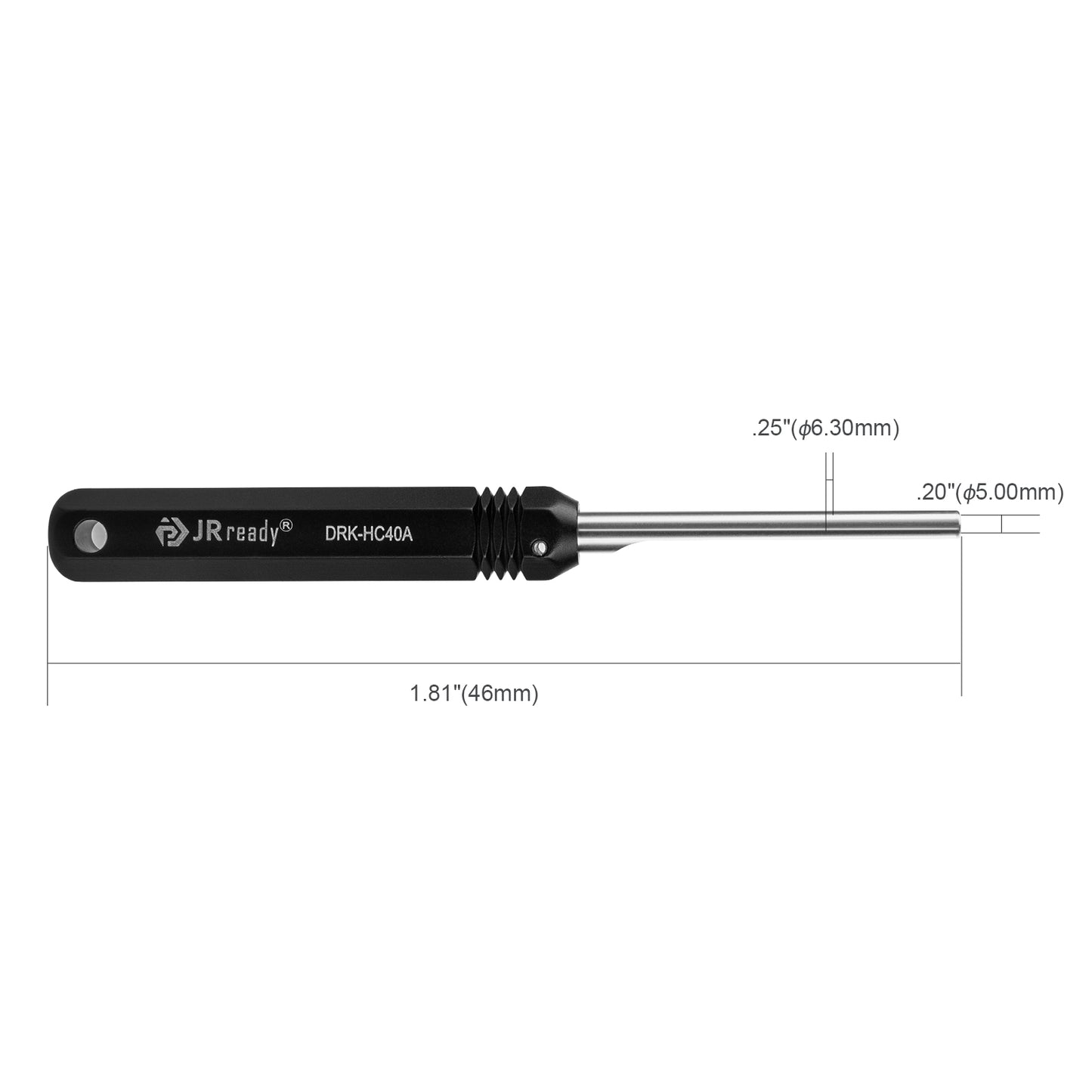 JRready DRK-HC40A (TL06G) Removal Tool for HARTING Han K Series & WAIN HM, HK Series & TE 40A Electronic Connector Contacts