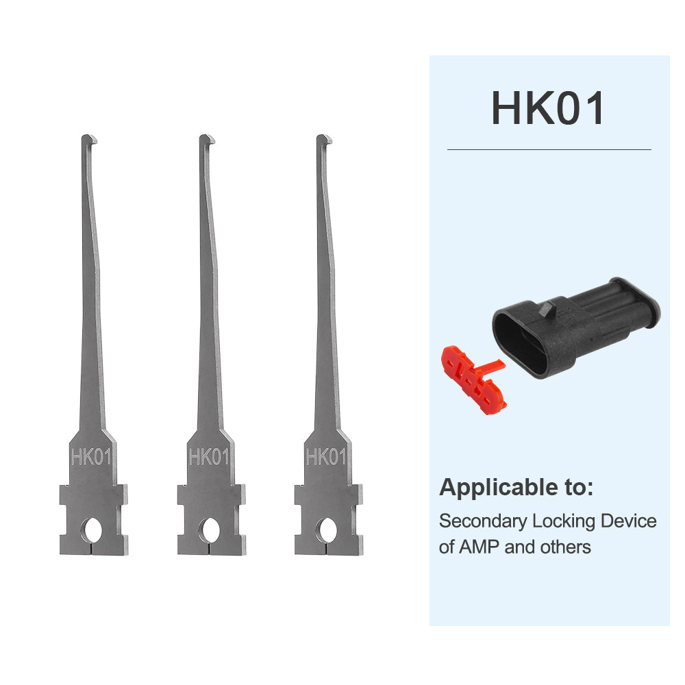 Buy over 2 sets small tip kit(3pcs) and handles, 50%off Discount-JRready Replacement Tip Kit for Extraction Tool for Deutsch,AMP/TE,Molex,Delphi,JST,Harting Connectors