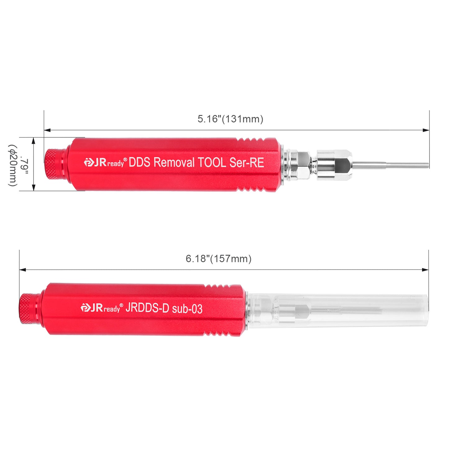 Strumento di estrazione terminale semicircolare JRready JRDDS-D sub-01/ JRDDS-D sub-03 per terminali HARTING Han D-sub e serie 5A