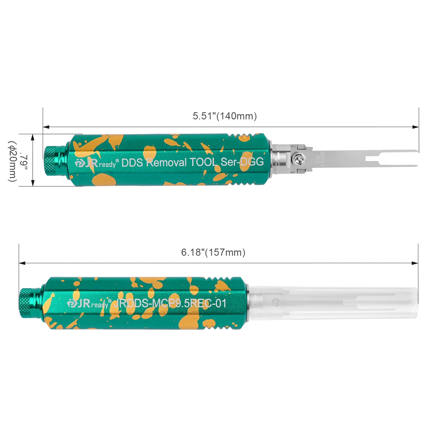 JRready JRDDS-MCP9.5REC-01 Dual-Pin Terminal Extraction Tool