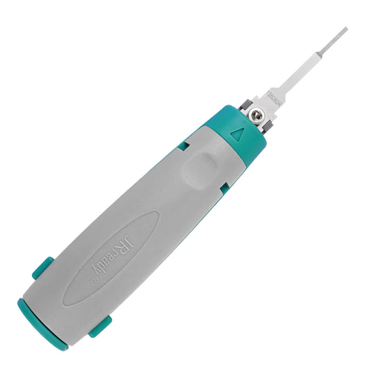 JRready JRconDRK-N135060R Single-Pin Terminal Extraction Tool for 0.6mm wide secondary slot flat-slot connectors and China Domestic DJ0.7 series automotive connectors.