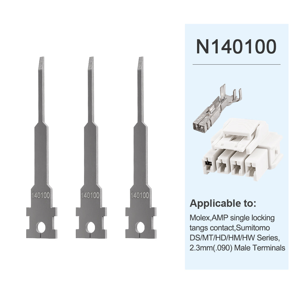 Buy over 2 sets small tip kit(3pcs) and handles, 50%off Discount-JRready Replacement Tip Kit for Extraction Tool for Deutsch,AMP/TE,Molex,Delphi,JST,Harting Connectors