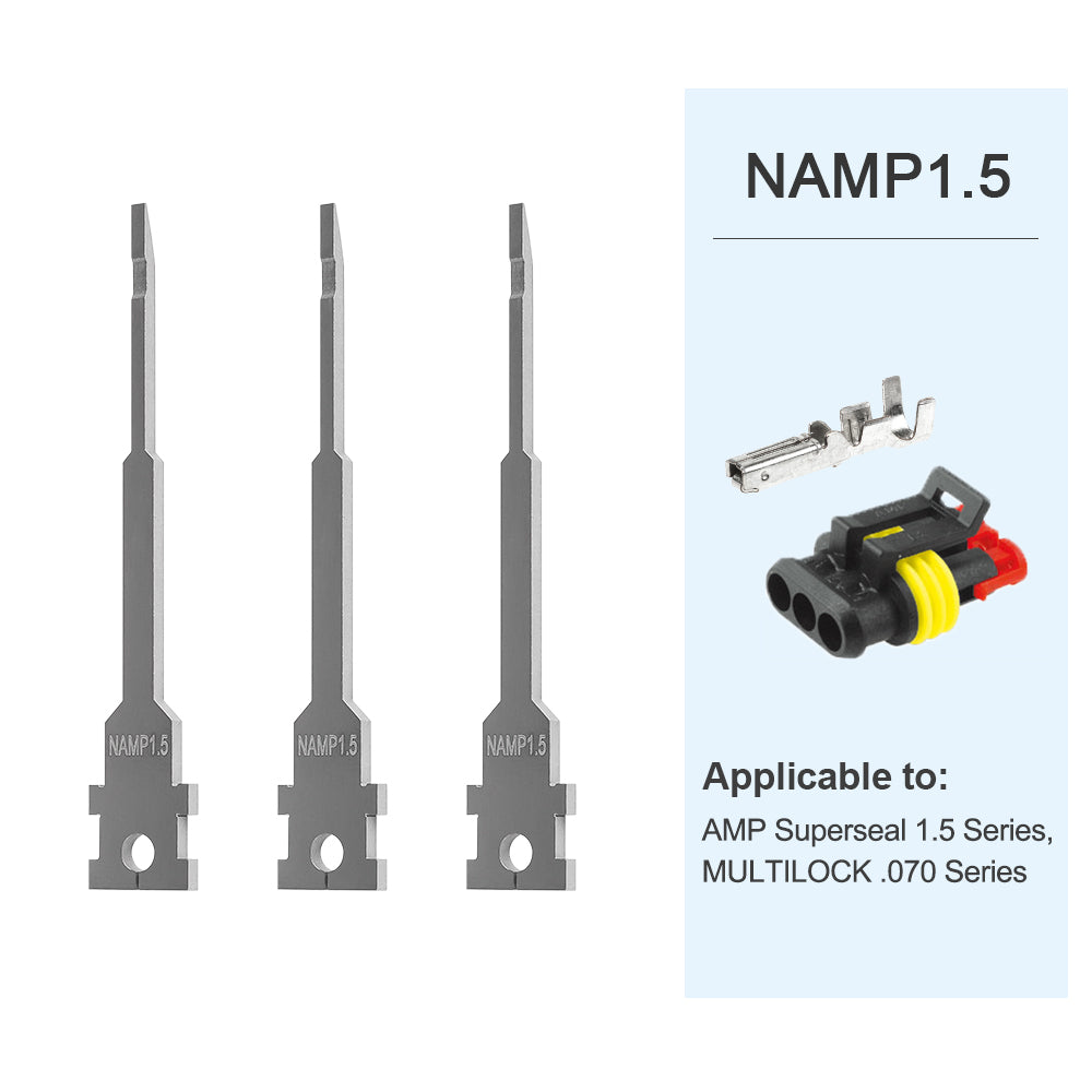 Buy over 2 sets small tip kit(3pcs) and handles, 50%off Discount-JRready Replacement Tip Kit for Extraction Tool for Deutsch,AMP/TE,Molex,Delphi,JST,Harting Connectors