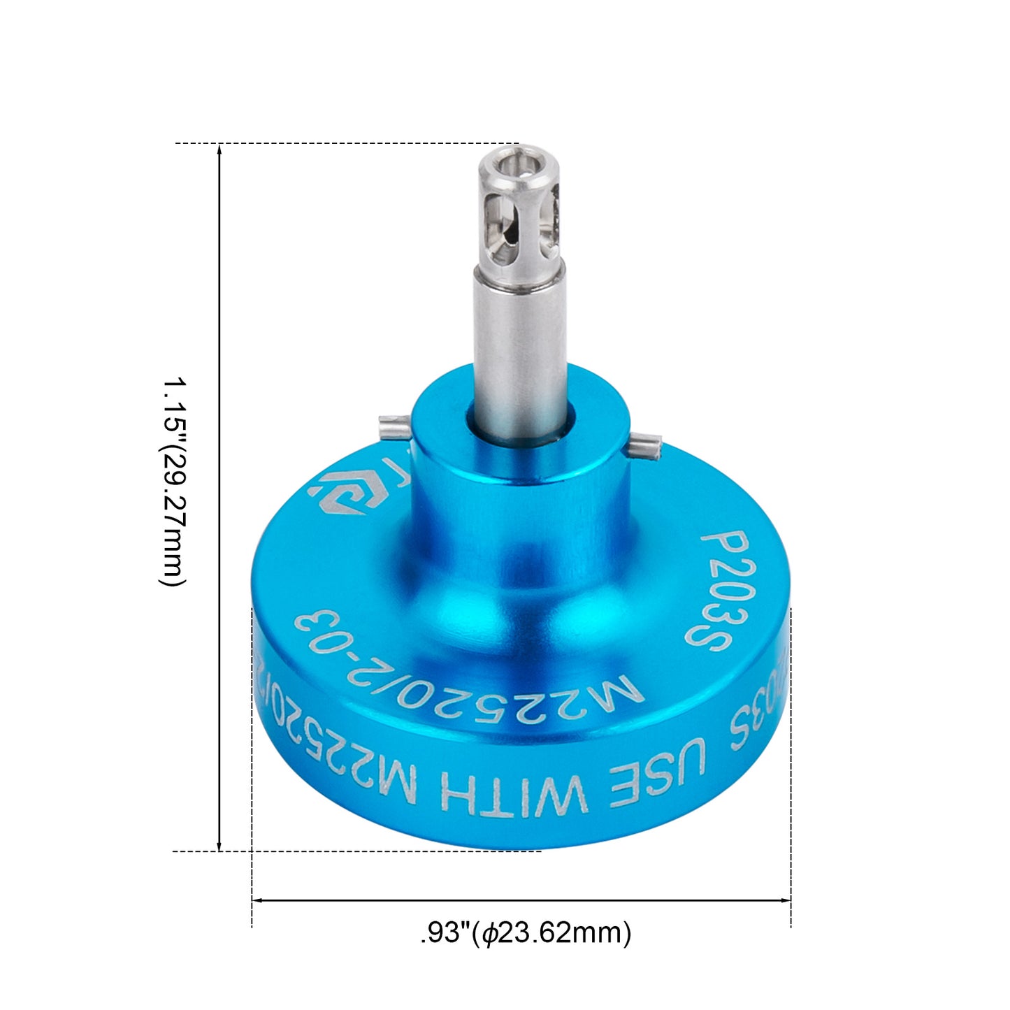 JRready K60S / P203S (M22520/2-03) Positioner Use With NEW-AS2 YJQ-W1A M22520/2-01 Crimp Tool