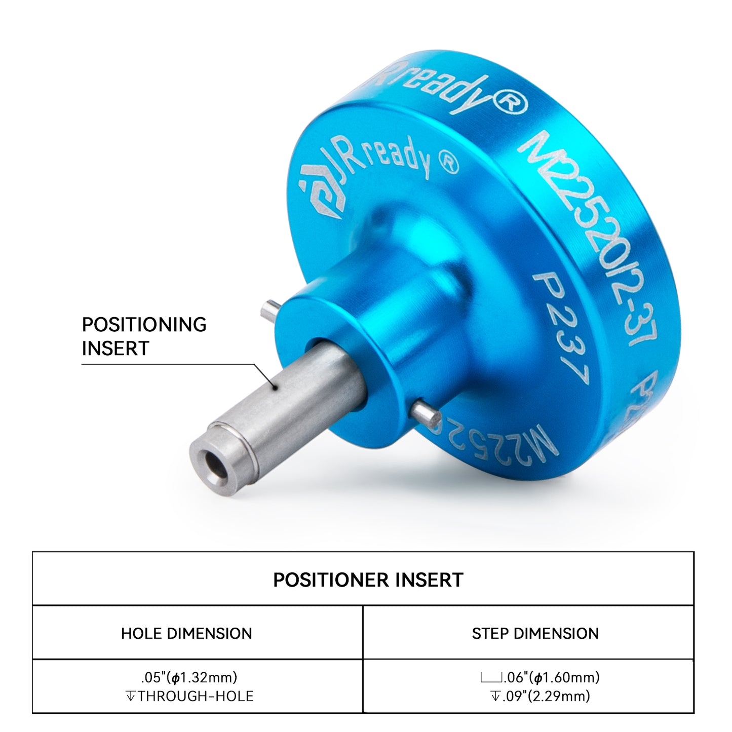 JRready P208 / P207 / P206 / P209 / P210 / P237 Positioner, Use With YJQ-W1A M22520/2-01 Crimp Tool