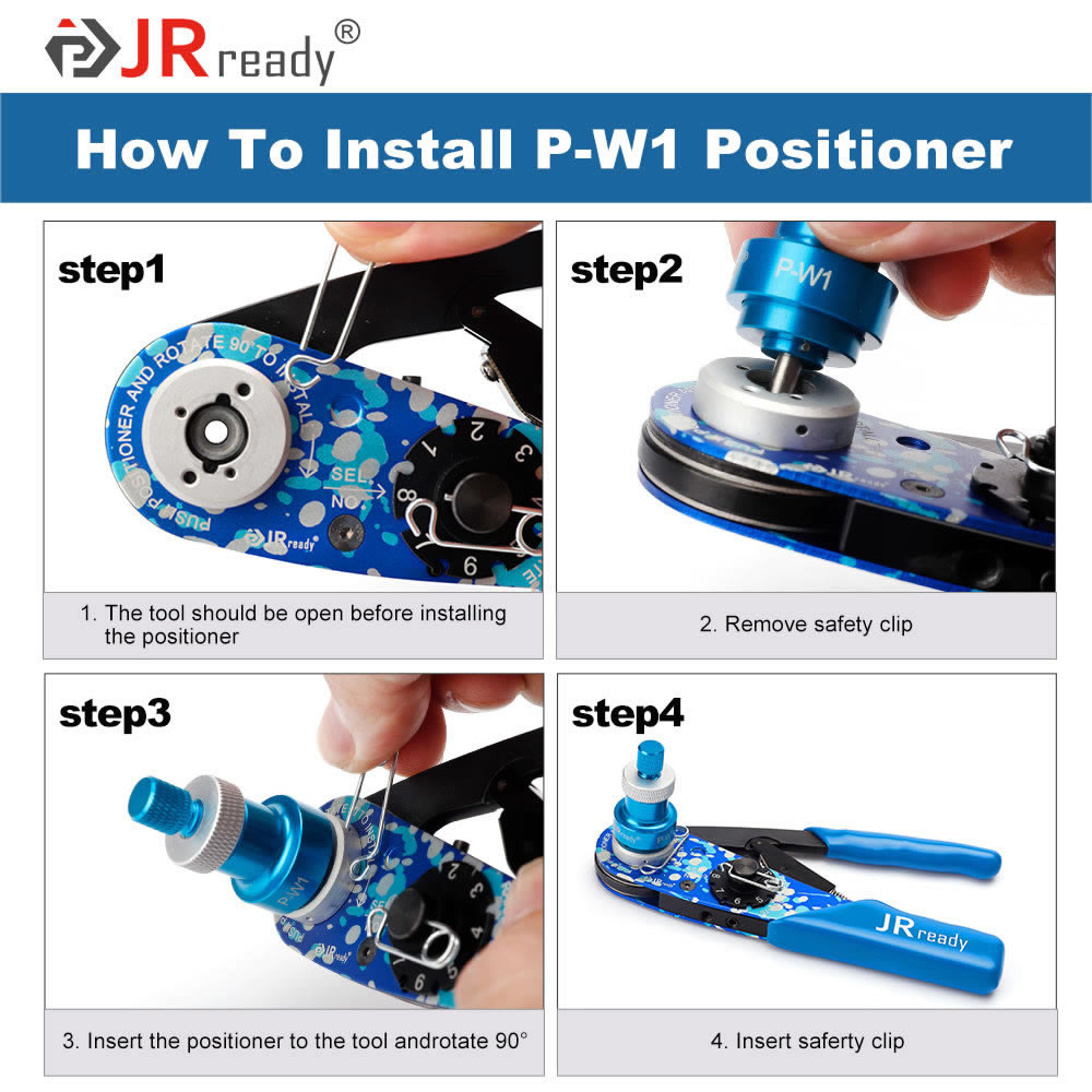 JRready P-W1 Universal/General Positioner Head for NEW-AS2 YJQ-W1A M22