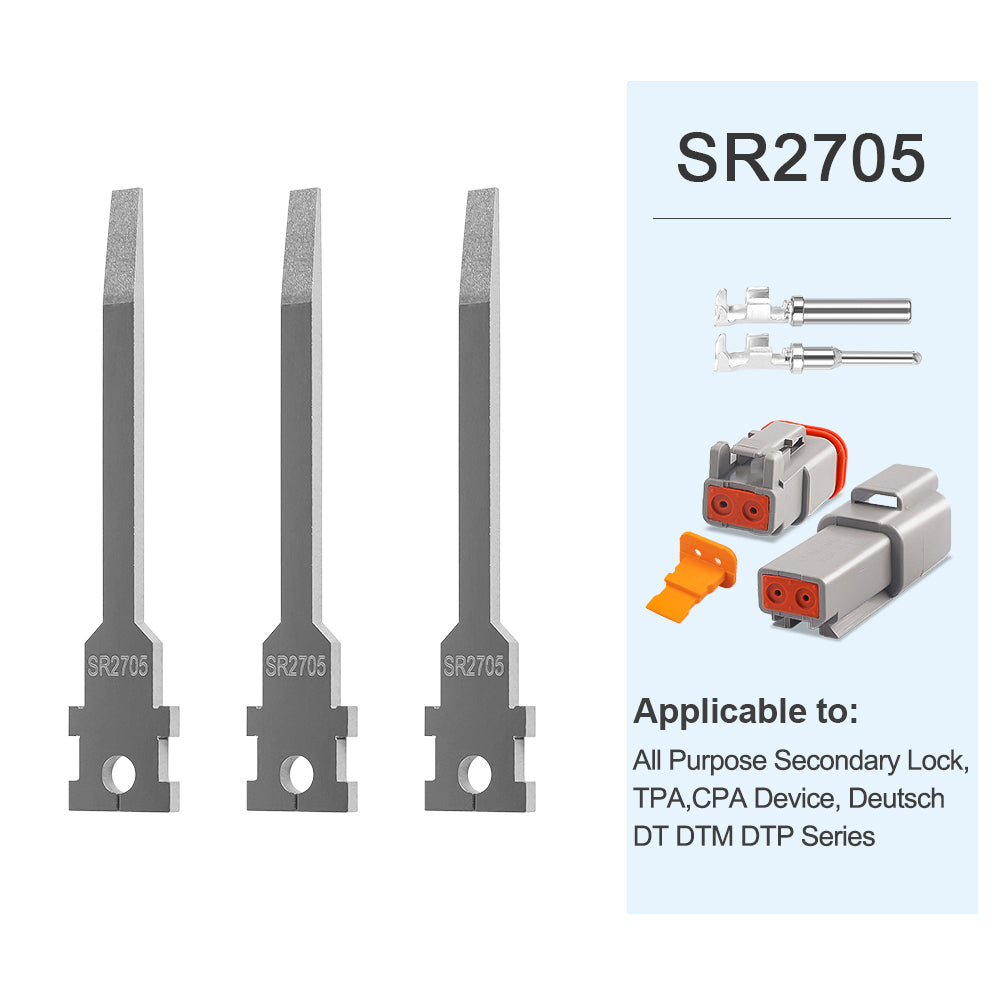 NEW PRODUCT--Buy over 2 sets 50%off Discount-JRready ST5278 Replacement Tip Kit(26 pcs) / ST5230 Tip Kit (27 pcs) for Extraction Tool Terminal Release Tool for Deutsch,AMP/TE,Molex,Delphi,JST,Harting Connectors / ST5321 Tool Kit (handles*24 & tips*27)