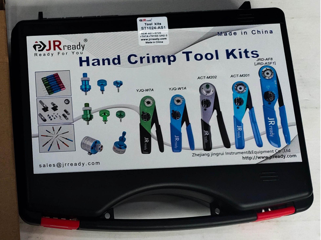 thumbnail image 2 of JRready ST2144 CRIMP TOOL KIT: NEW-AS1 CRIMP TOOL(M22520/1-01 Equivale... 2 of 14