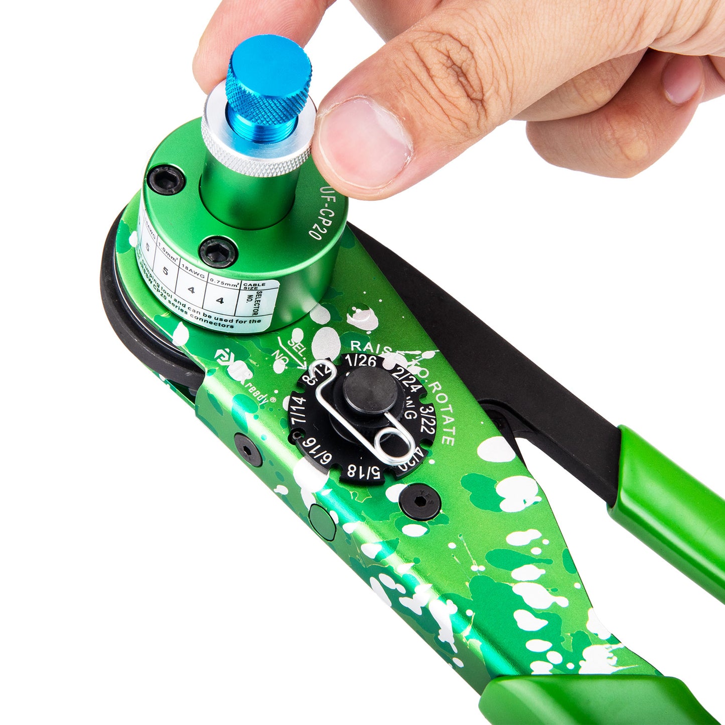 JRready ST2198 Tool Kit:  NEW-ASF1G Crimp Tool(M22520/1-01 Equivalent)  & UF-CP20+S1-UF5 Positioner 12-26AWG
