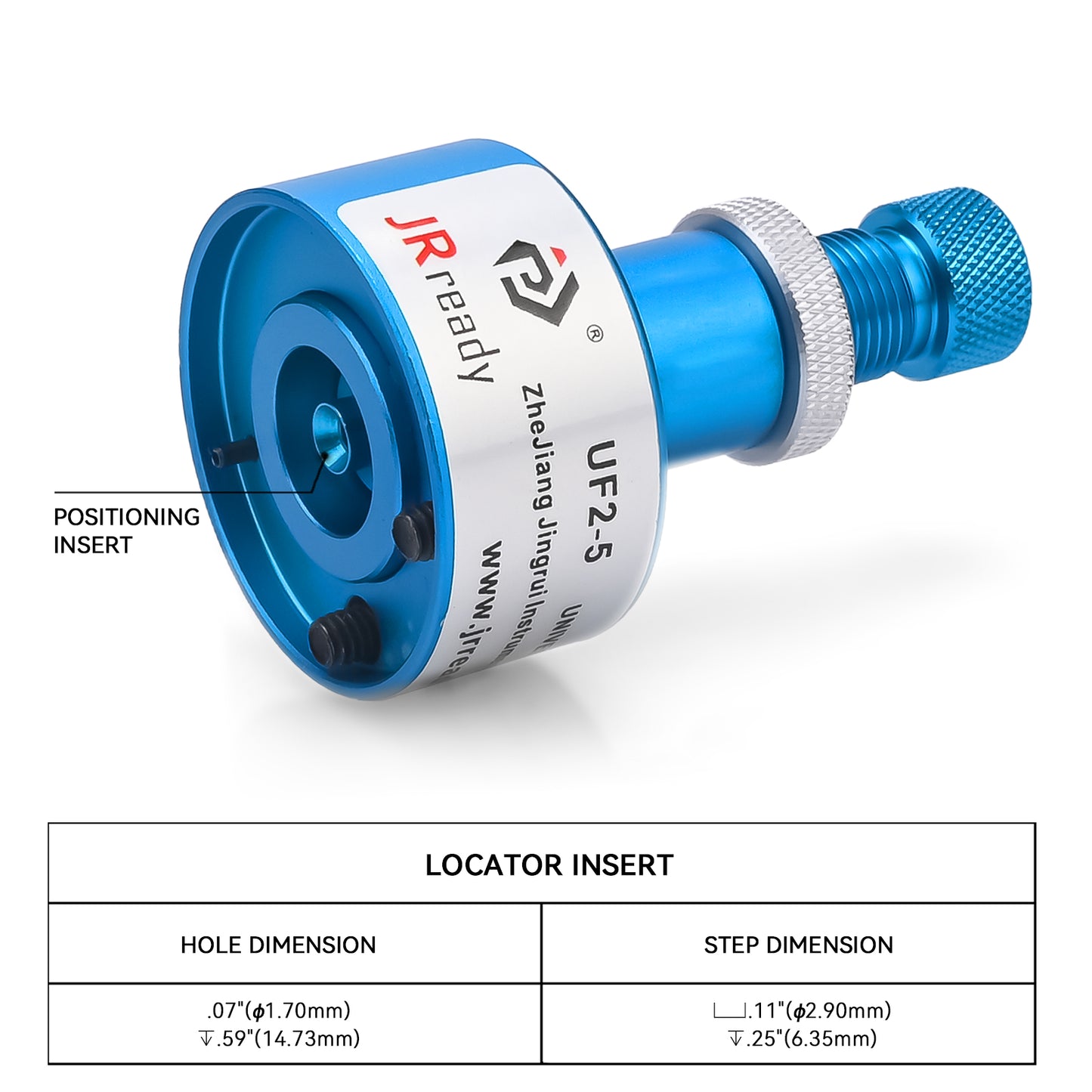JRready UF2-5 (M225201-05) Universal Positioner Use With NEW-ASF1 JRD-ASF1 M22520/1-01 Crimp Tool