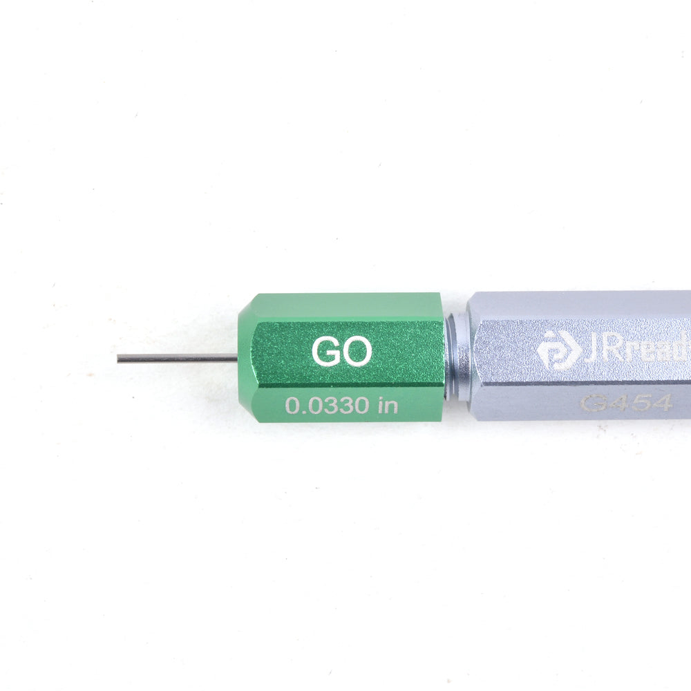 JRready G454 Go-NoGo Gauge Testing Tool for HDT-48-00/JRD-HDT-48/YJQ-W2DTQ Crimp Tool GO: 0.0330 (0.84) - NO-GO: 0.0385 (0.98)
