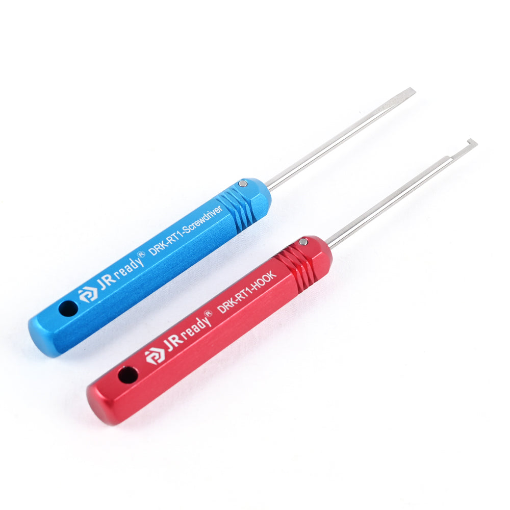 JRready JST2109-DT2 TOOL KIT: NEW-DT2 Crimp Tool (HDT-48-00 Equivalent)+DRK-RT1-Hook+DRK-RT1-Screwdriver for DT, DTM, DTP, DRB, DRCP and STRIKE Connectors