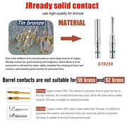 JRready ST6258 DT Connector Solid Contacts Kit Size 16: Male Pins 0460-215-16141 & Female Sockets 0462-209-16141 for 14-16 awg Wire Size, 30 Pairs