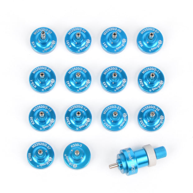 JRready ST5137 Positioner Kit: 14 K Series Positioners & SK2/2 Positioner for YJQ-W1A YJQ-W1Q Crimping Tool