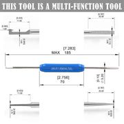 JRready ST5210 KIT: DRK-RT1  & DRK-RT1 Hook & Screwdriver (DT-RT1) Extraction Tool For DT DTM DTP Connectors or For Disassembly & Home Maintenance