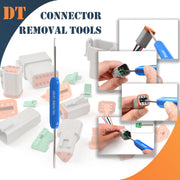 JRready ST6128 559 PCS DT Connector Kits (Equivalent to Deutsch DT Automotive Connectors) & 16# Solid Contacts 14-16AWG & HDT-48-00 Crimper For Motorcycle,Truck, Marine