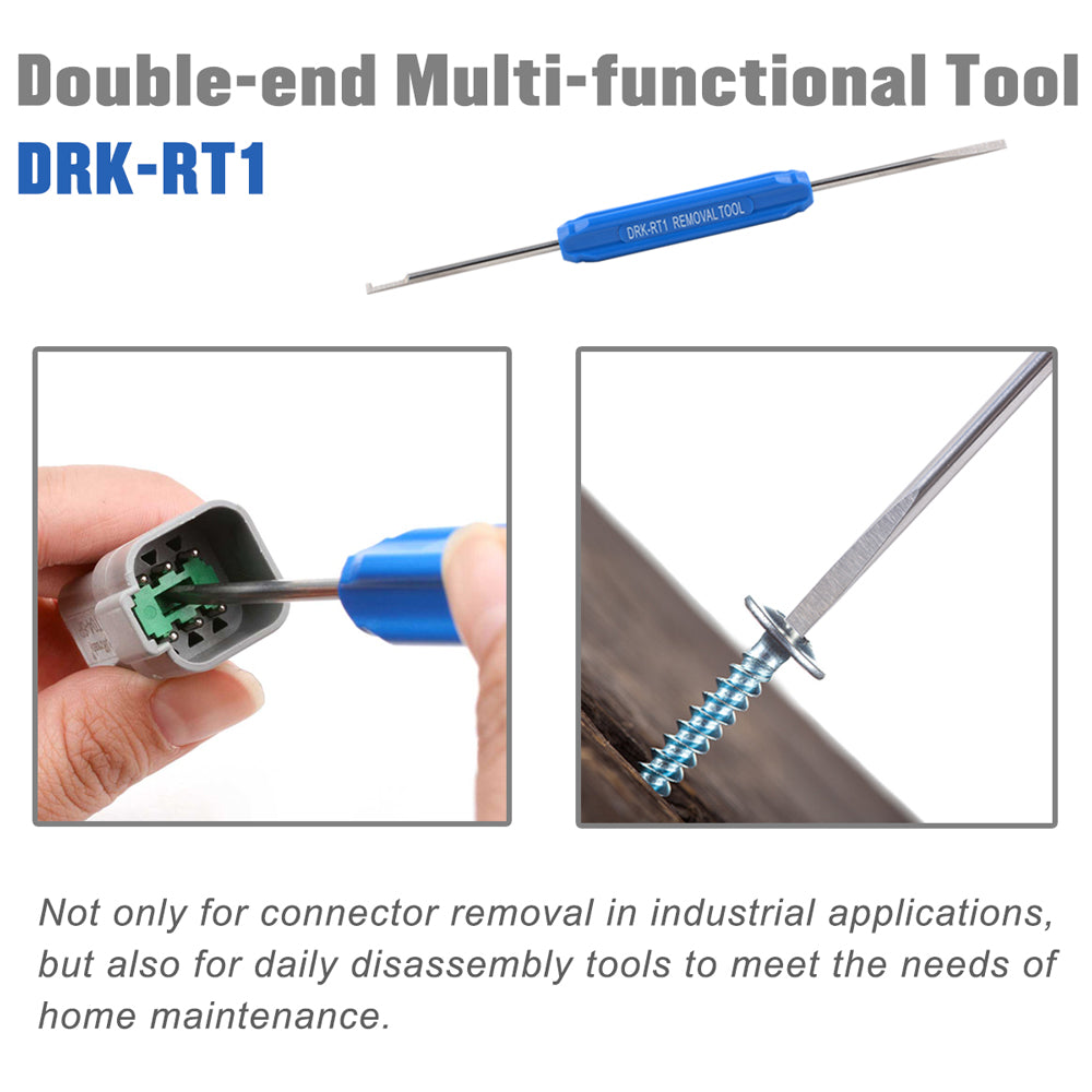 JRready DRK-RT1 Pin Removal Tool(DT-RT1) For Automotive Replacement Connectors for DT,DTM,DTP,DRB,DTV,DRCP and STRIKE Connectors