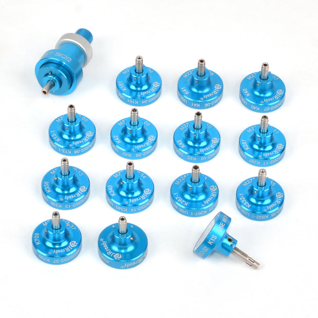 JRready ST5137 Positioner Kit: 14 K Series Positioners & SK2/2 Positioner for YJQ-W1A YJQ-W1Q Crimping Tool