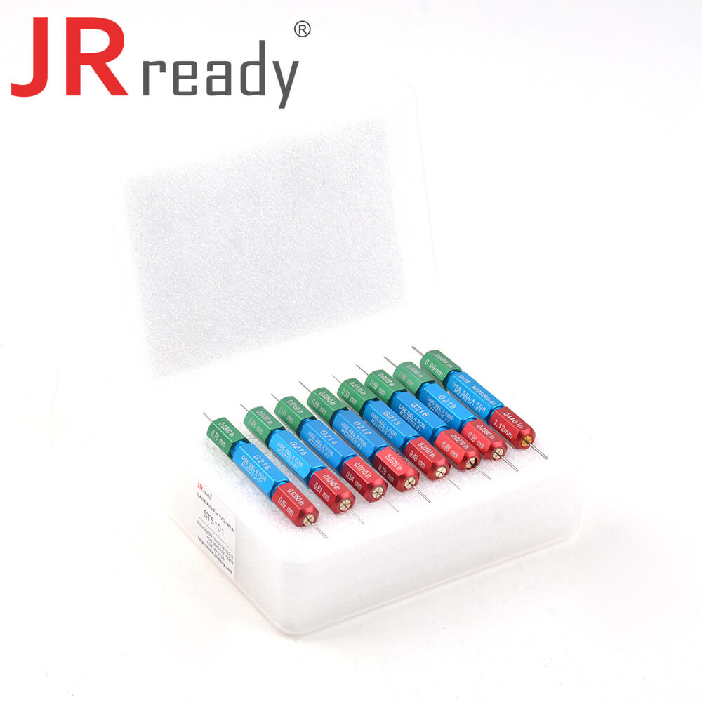 JRready ST5101 Kit: 8 Go-NoGo Gages (G213 G214 G215 G216 G217 G218 G219 G125) For Test Indenter Work Dia of Crimper YJQ-W1A or YJQ-W1Q