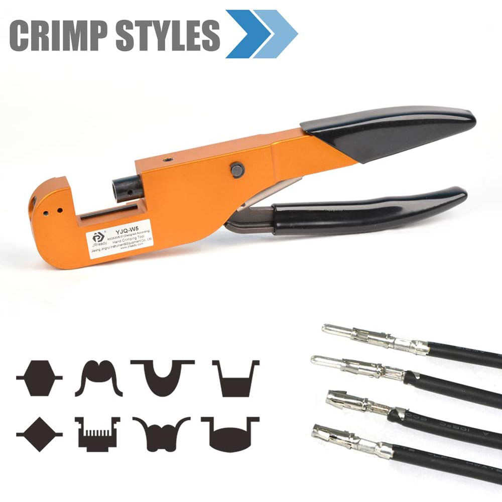 JRready YJQ-W5 (M22520/5-01) Open Frame Crimp Tool Die Crimper Terminal Copper Lug Ring Pliers(Frame only, Without crimp dies)