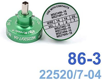 JRready 86-3 M22520/7-04 Positioner Use With YJQ-W7A M22520/7-01 Crimp Tool