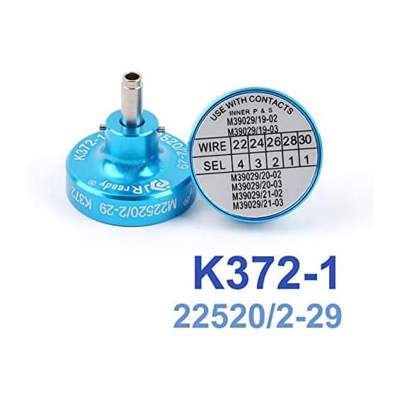 K372-1(M22520/2-29) Positioner for Connector MIL-C-81511 SERIES 3 AND 4, CONTACT M39029/19-PIN M39029/20-SKT M39029/21-SKT