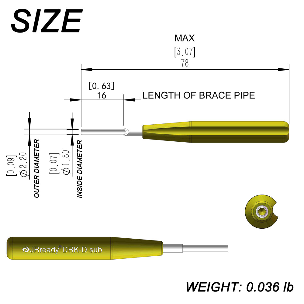 JRready DRK-D-SUB Insertion Extraction Tool for TE/AMP/Harting Heavy Duty 5A Han D SUB Contacts