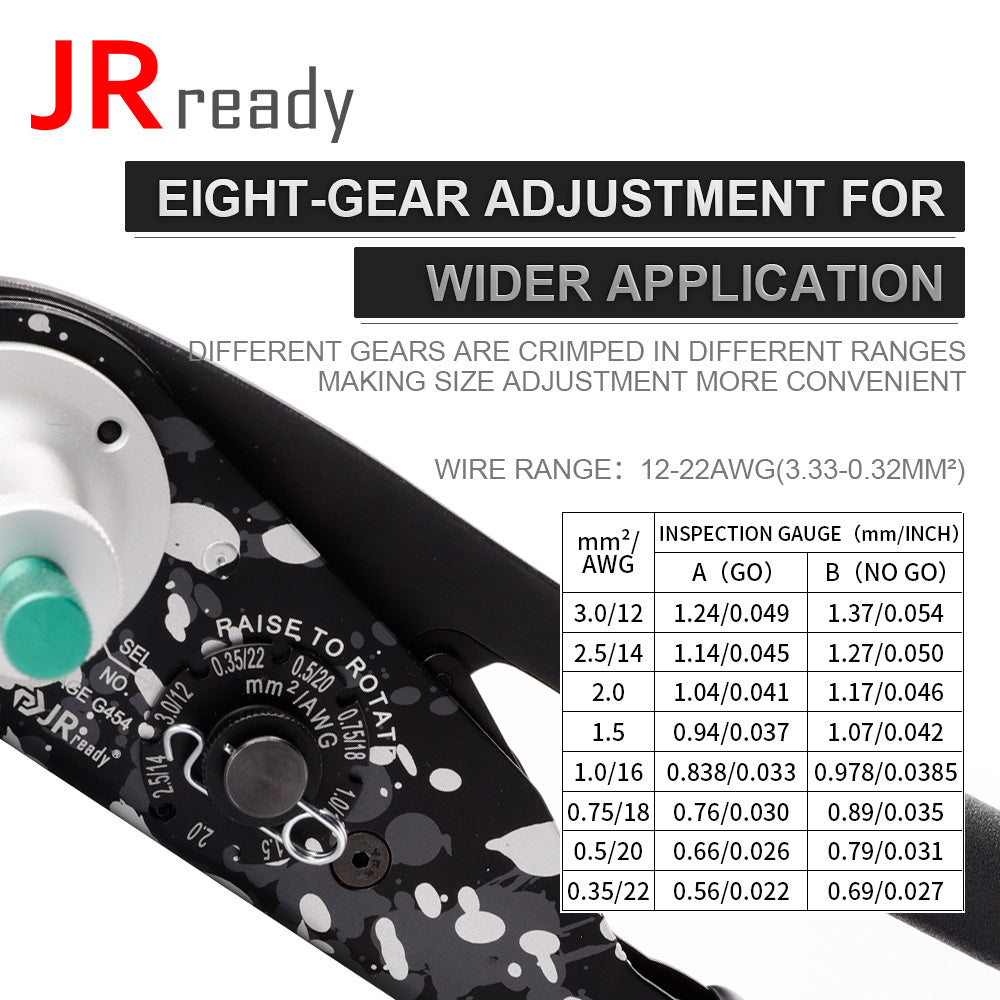 JRready JST2109-DT1 Tool Kit:  NEW-DT1 Crimp Tool (HDT-48-00 Equivalent)+DRK-RT1-Hook+DRK-RT1-Screwdriver for in Automotive Motorcycles Trucks Repairing Maintenance