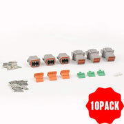10 PACK 8pin Deutsch DT connector kit(A pack of three pairs)