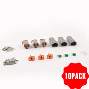 10pack 4Pin DT connector kit(A set of three pairs）