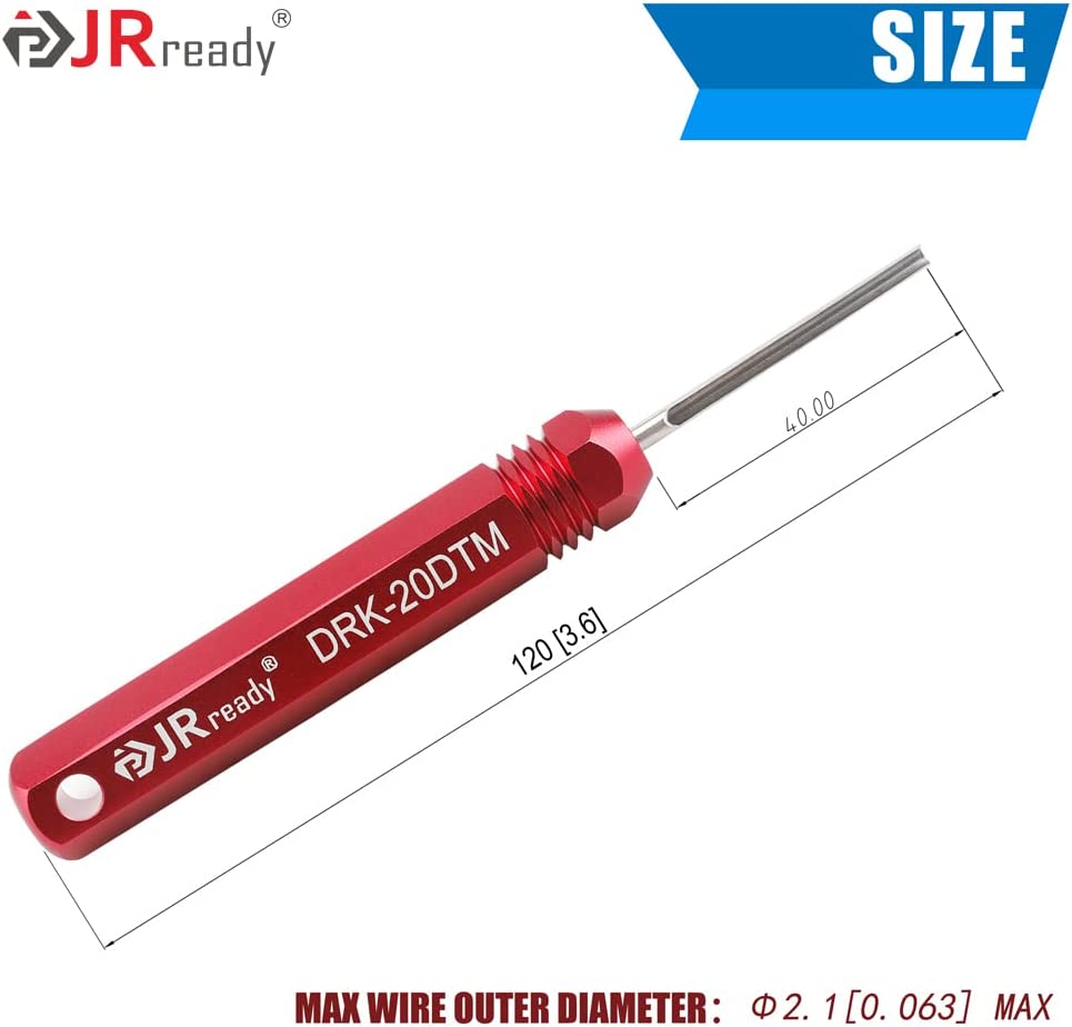 JRready ST5231 DEUTSCH Removal Tool Kit: DRK-12DTP + DRK-16DT + DRK-20DTM + DRK-RT1B Extraction Tools