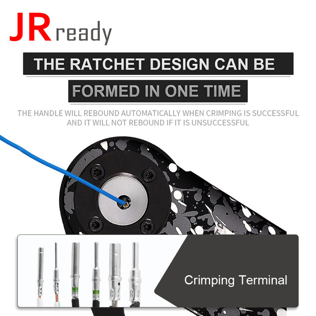 JRready ST6235 NEW-DT2 Crimper Wire Range 12-22 AWG with 240 PCS Solid Contact Size 12 16 20 for DT DTM DTP Connectors