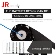 JRready NEW-DT1(HDT-48-00 ACT-M202 Equivalent) Small Size Crimp Tool for 12#，16#，20# Solid Contacts in DT DTM DTP Connectors  12-22 AWG
