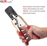JRready ST2154 TOOL KIT: ACT-232(RED) (GMT232 M22520/37-01 AD-1377) Crimp Tool & G411 Gage (M22520/39-01)  for Crimping M81824/1,6,7,8,9,10,11,13,14 Heat Shrinkable Splices