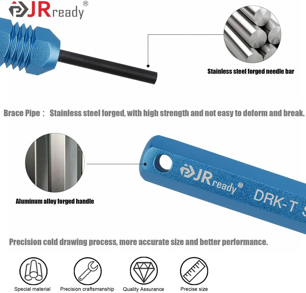 JRready ST5229 Tube Type Extraction Tools Kits,for Molex 062",093"Pin and Socket Connectors,MOLEX 2.36mm Dia.