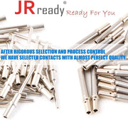 JRready ST6230 DTM Connectors,2 3 4 6 Pin IP67 Waterproof Connector with 15 Pairs Solid Contacts Pin Sockets(Size 20/Wire Range 20-22 AWG)