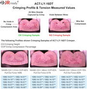 JRready ACT-LY-12DTP / ACT-LY-16DT / ACT-LY-20DTM Open Barrel Terminal Crimper for JRready / Deutsch DTP DT DTM Series 12#, 16#, 20# Stamped Formed Contacts