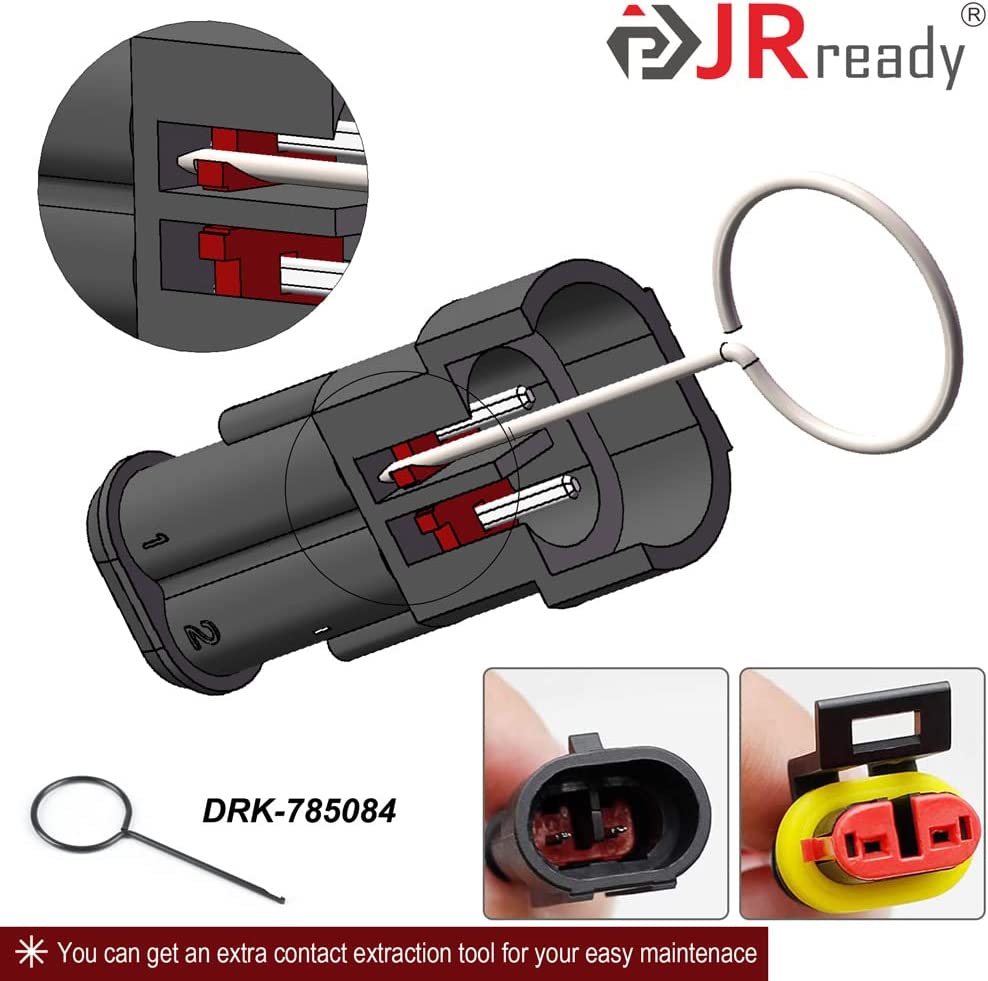 JRready ST5234 Extractor Kit For AMP Super Seal 1.5,Metri Pack 150,280,480,630,800,TE 968880,968849, send DRK-DWP01