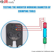 JRready ST2154 TOOL KIT: ACT-232(RED) (GMT232 M22520/37-01 AD-1377) Crimp Tool & G411 Gage (M22520/39-01)  for Crimping M81824/1,6,7,8,9,10,11,13,14 Heat Shrinkable Splices