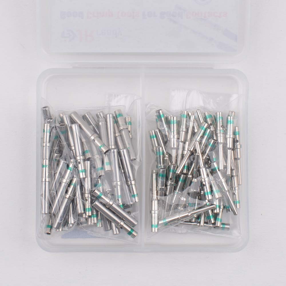 JRready ST6119 Deutsch Solid Contact Size 16 Kit:16# Male 0460-215-16141 Deutsch DT Solid Pins/Deutsch Female Pins 0462-209-16141 Contacts Wire 14（60 pair）