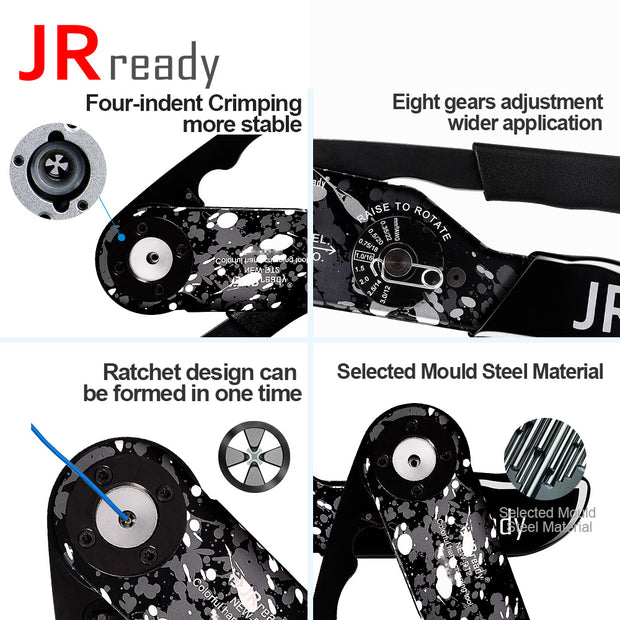 JRready JST2109-DT2 TOOL KIT: NEW-DT2 Crimp Tool (HDT-48-00 Equivalent)+DRK-RT1-Hook+DRK-RT1-Screwdriver for DT, DTM, DTP, DRB, DRCP and STRIKE Connectors