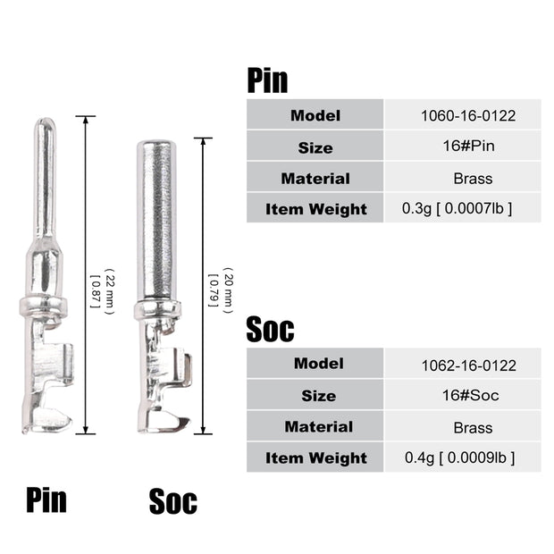 JRready ST6268 10 Sets Black Sealed Enhanced DT 2 Pin Connectors, Waterproof Electrical Wire Connector with Stamped Formed Contacts 14-18 AWG