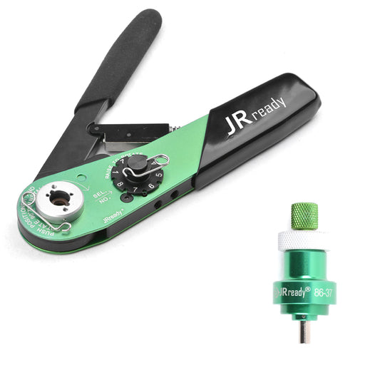 JRready ST2011 Tool Set: YJQ-W7A Crimping Plier & 86-37 Positioner 16-28 AWG (1.32mm²-0.08mm²)  for Most of the Miniature & Sub-miniature Connectors