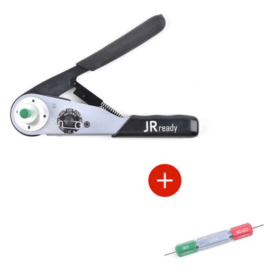 JRready ACT-M202 Small Size HDT-48-00 DT Crimper for Solid Contacts 12#, 16#, 20#+G454 Go-nogo Gage