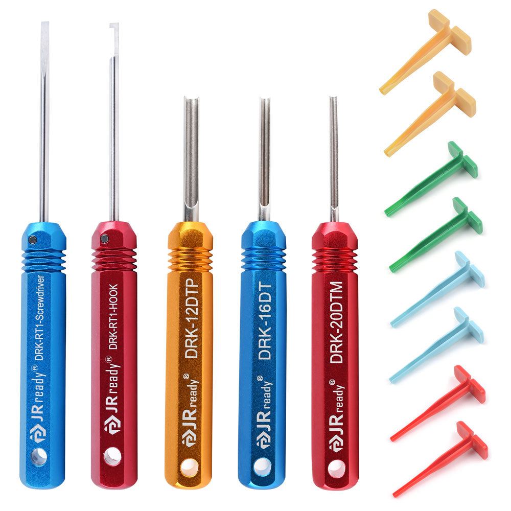 JRready ST5236-DEUTSCH Connector Tool Kit: DRK-12DTP+16DT+20DTM & RT1