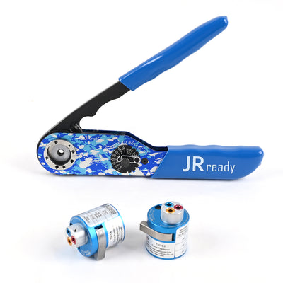 JRready ST1023-ASF1 Crimp Tool Kit: NEW-ASF1 (M22520/1-01) Crimp Tool 12-26 AWG & TH1A M22520/1-02 & TH163 M22520/1-04 Turret Head